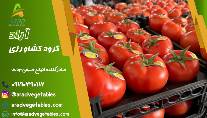 فروش گوجه فرنگی گلخانه ای صادراتی همدان